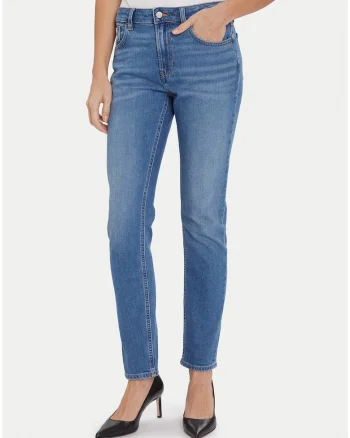 Blugi slim fit Cu talie inalta,