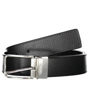 Curea reversibila, barbati Adj/Rev Light Frame Mono, Negru, Negru
