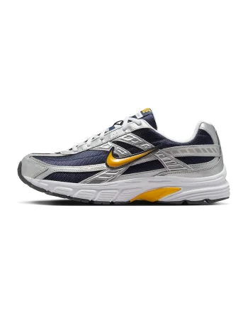 Pantofi sport low-cut cu garnituri din piele, Gri deschis/Bleumarin