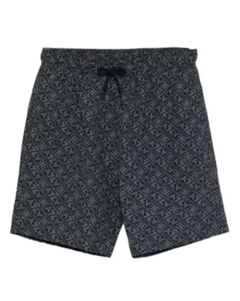 Sort de baie barbati WATER SPORTS BW M DIAGONAL MONOGRAM BERMUDA,  Poliester, Negru, Negru