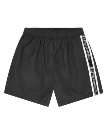 Sort de baie copii WATER SPORTS BW BOY TAPE BOXER,  Poliester, Negru, Negru