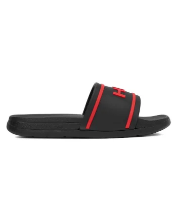 Papuci  baieti, negru, material sintetic