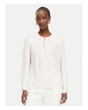 Bluza dama,  roz, poliester, maneca lunga