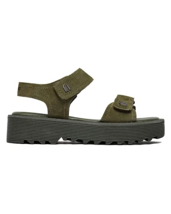 Sandale dama G-Star Raw, piele intoarsa, inchidere velcro, multicolor