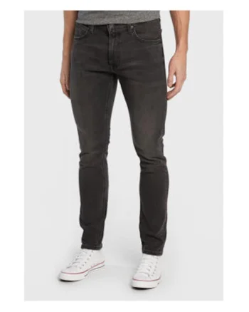 Blugi barbati,  Gri si Albastru, slim fit, conici, bumbac cu elastan,