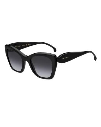Ochelari de soare cat-eye cu lentile in degrade, Negru