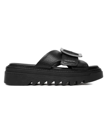Slapi G-Star Raw, piele naturala, Negru
