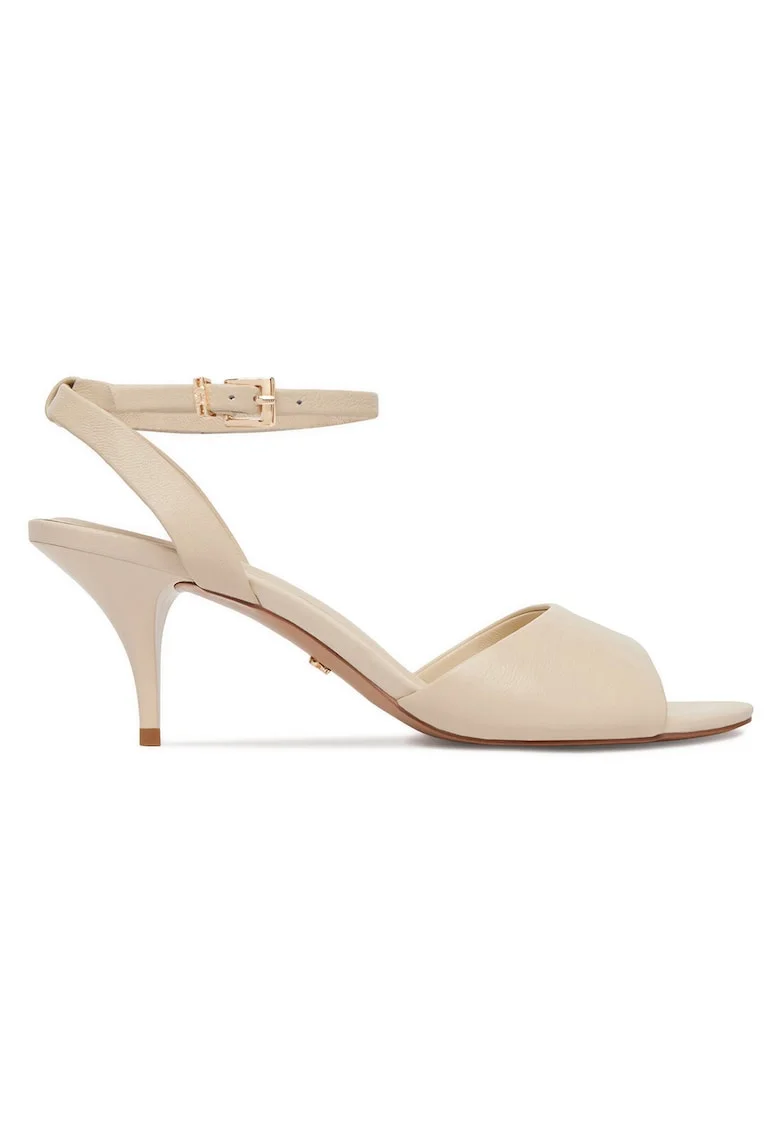 Sandale dama  toc stiletto, Bej