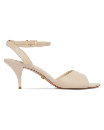 Sandale dama  toc stiletto, Bej