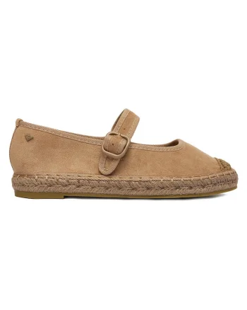 Mocasini  dama, espadrile bej, Bej