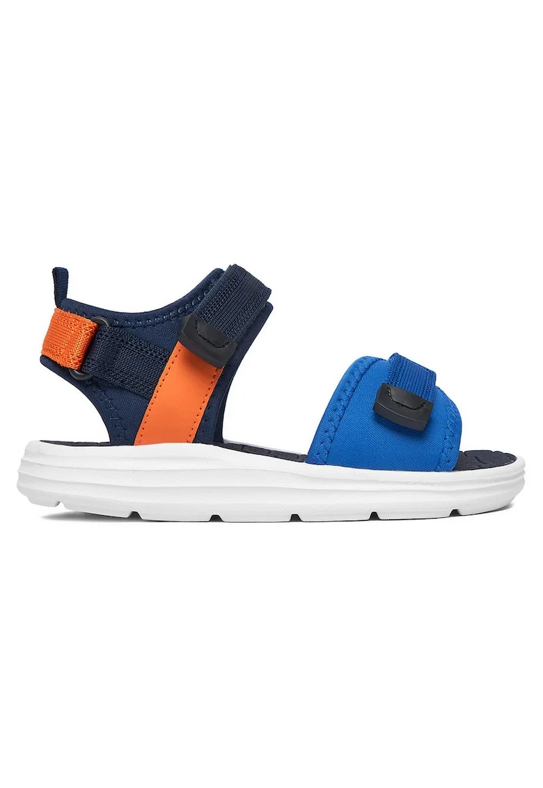 Sandale baieti,  bleumarin, textil, sistem inchidere Velcro