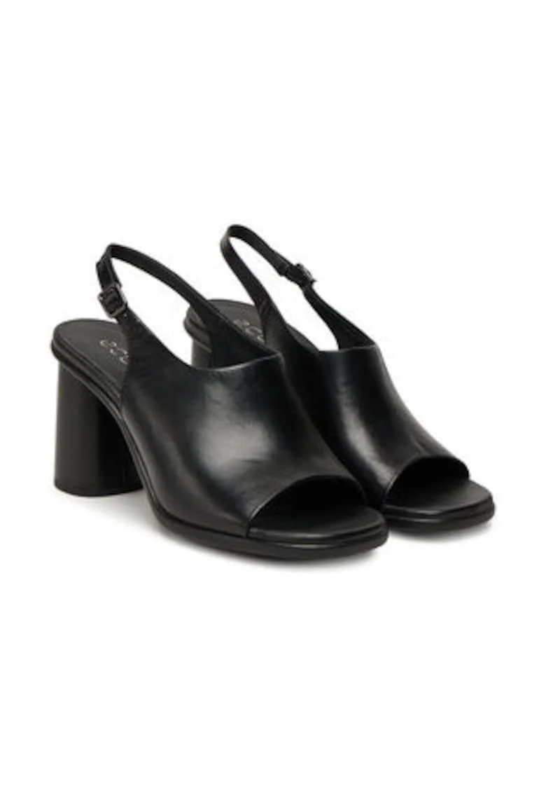 Sandale de dama,  305352729, piele naturala, negru