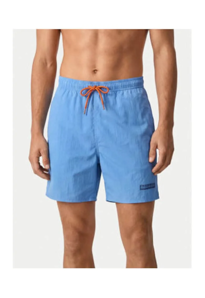 Pantaloni scurti de baie barbati,  poliamida, Albastru
