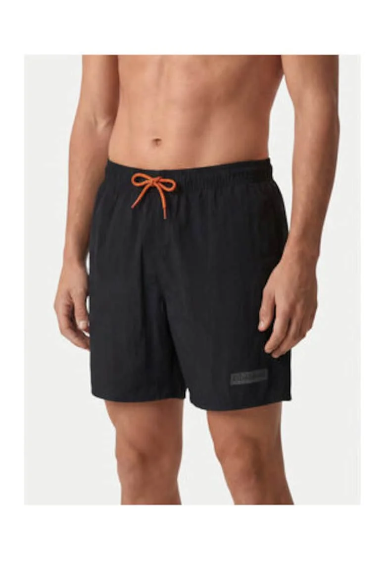 Pantaloni scurti de baie barbati,  poliamida, Negru