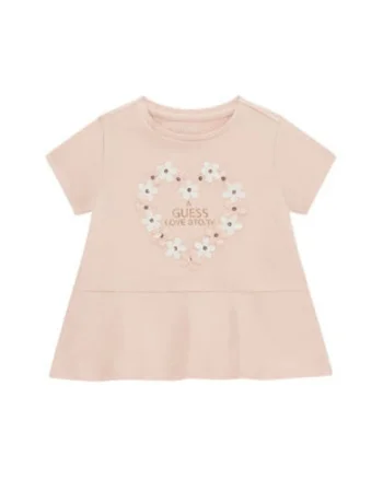 Tricou fete,  roz, bumbac, imprimeu grafic