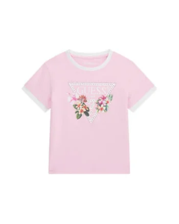 Tricou copii  roz cu imprimeu, Roz