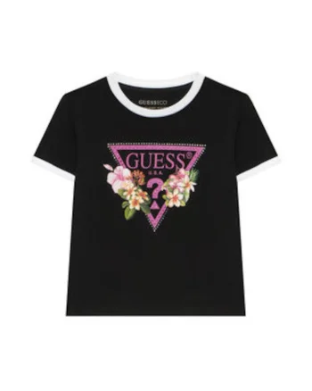 Tricou copii,  negru, bumbac, imprimeu grafic