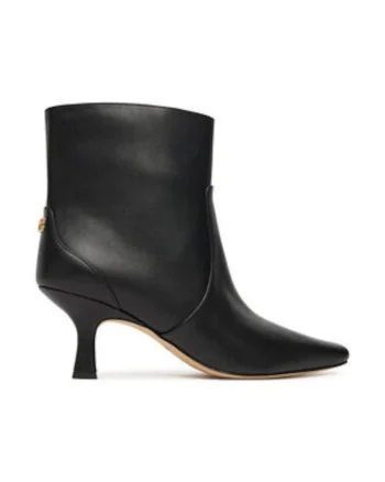 Botine dama,  piele naturala, negru