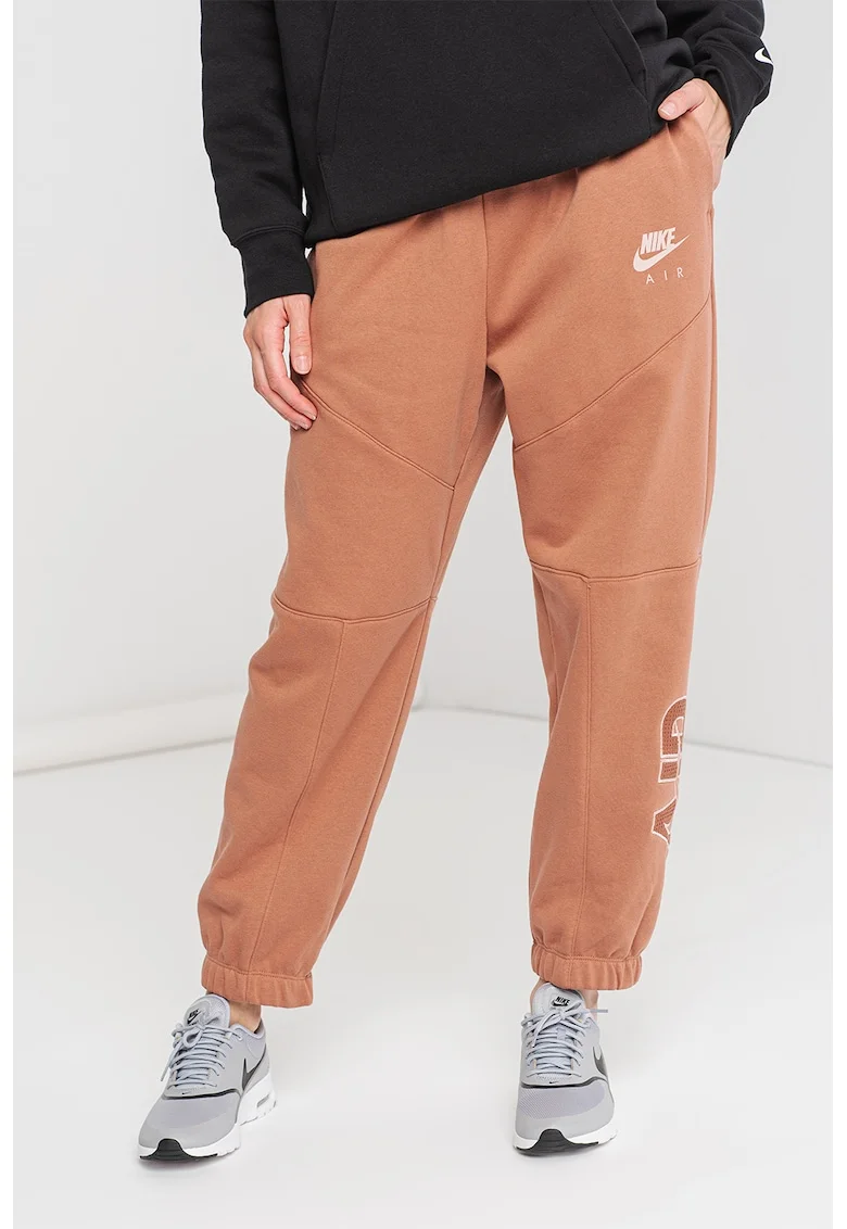 Pantaloni sport lejeri cu buzunare Air, Portocaliu persan