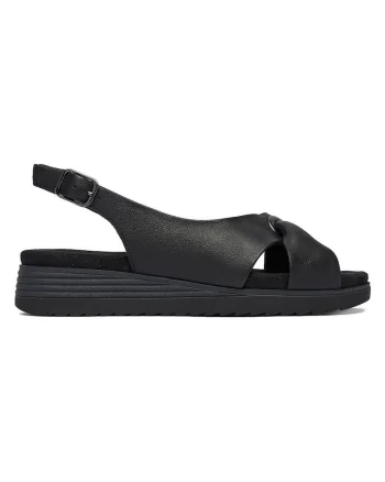 Sandale negre cu cataramă, Negru