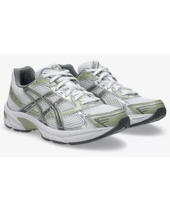 Pantofi Sport Unisex,  ASICS Gel-1130 White Dried Leaf Green, Alb