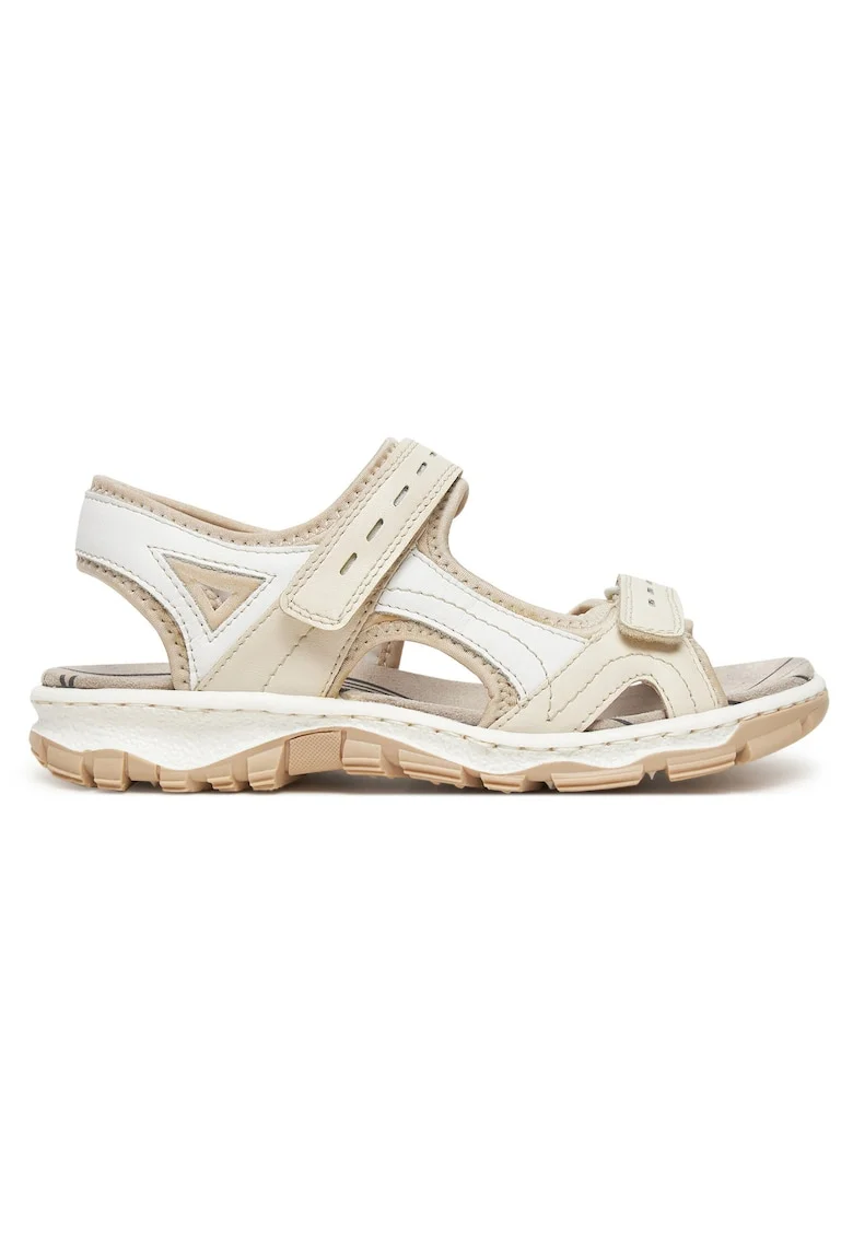 Sandale dama  bej, piele naturala, Bej