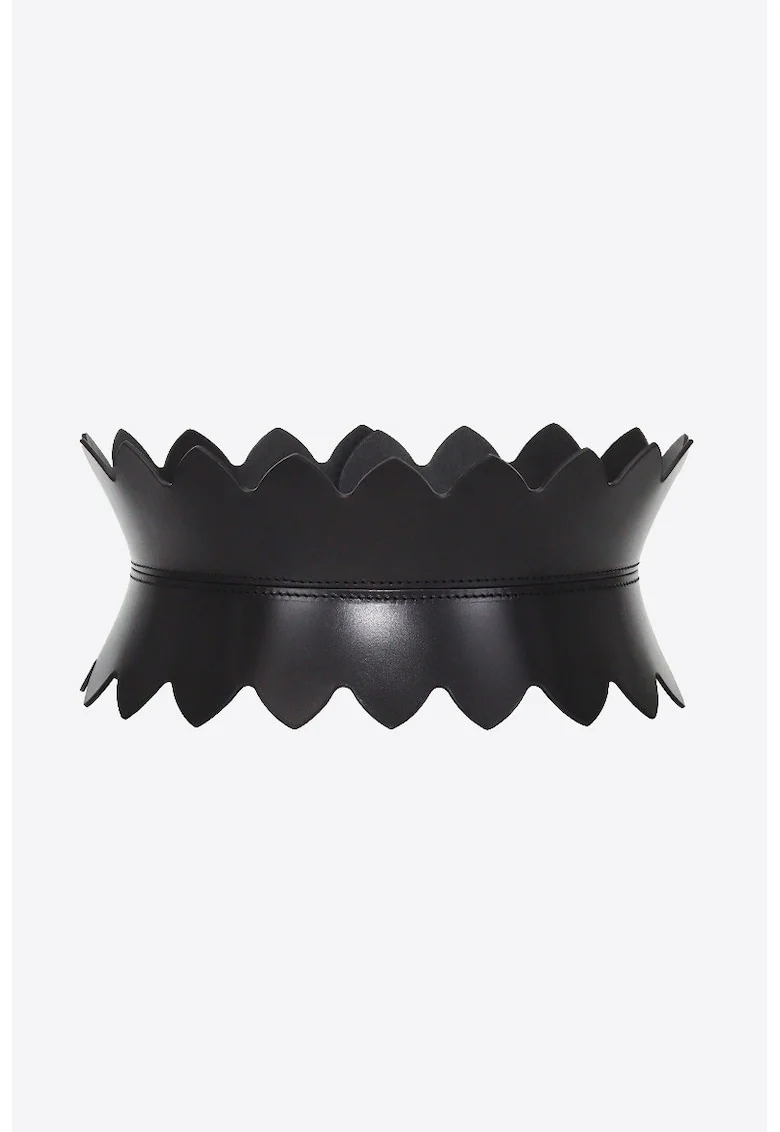 Curea Corset Feuille, Negru