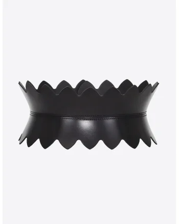 Curea Corset Feuille, Negru