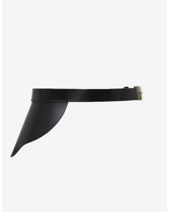 Curea Ivy Side Peplum, Negru