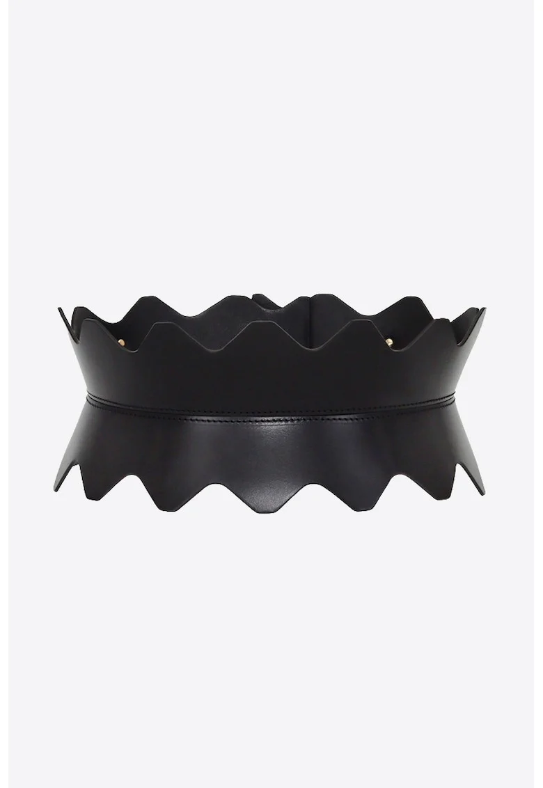 Centura Corset Moire, Negru