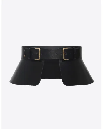 Curea Corset Peplum, Negru
