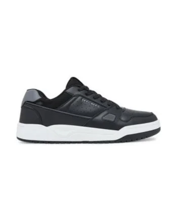 Tenisi barbati 305020215,  Piele naturala, Negru