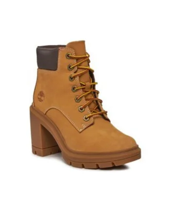 Botine dama,  piele naturala, mustar inchis