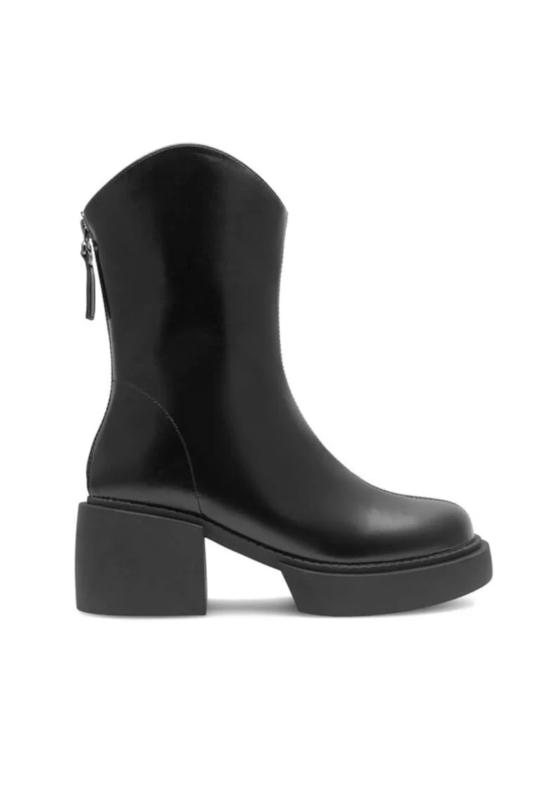 Botine dama,  590558804761241, Piele ecologica, Negru
