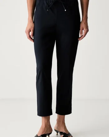 MM by Max Mara pantaloni pentru femei din bumbac cu elastan MMLMARA
