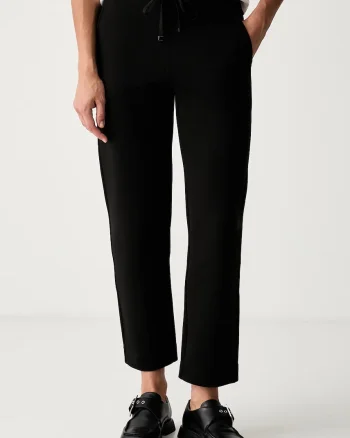 MM by Max Mara pantaloni de trening pentru femei cu bumbac MMLZINNIA