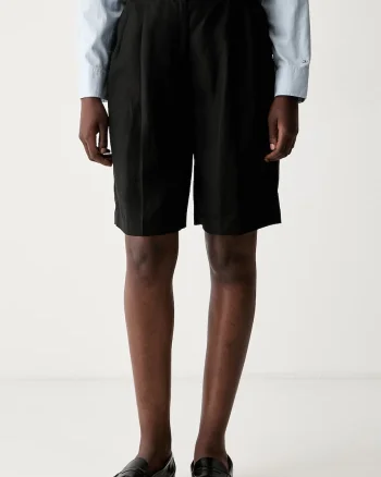 Tommy Hilfiger bermude pentru femei cu amestec de in