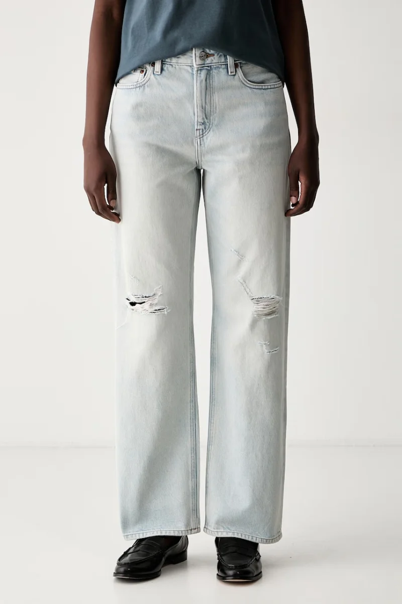 Calvin Klein Jeans blugi straight pentru femei