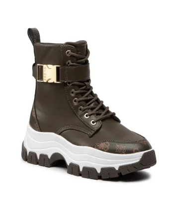 Ghete dama  Piele naturala, Kaki, Kaki