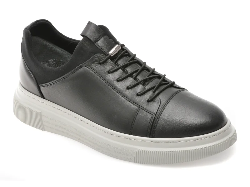 Pantofi GRYXX negri, BS3810, din piele naturala