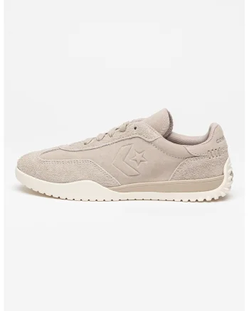 Pantofi sport de piele intoarsa cu logo, Gri deschis