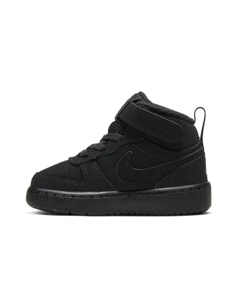 Pantofi sport cu velcro Court Borough, Negru