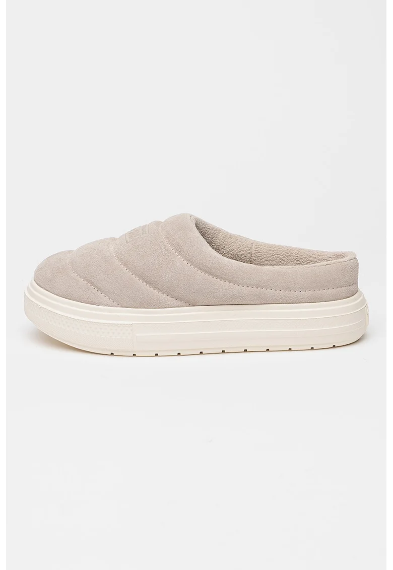 Saboti de piele intoarsa All Star Elements, Maro taupe deschis
