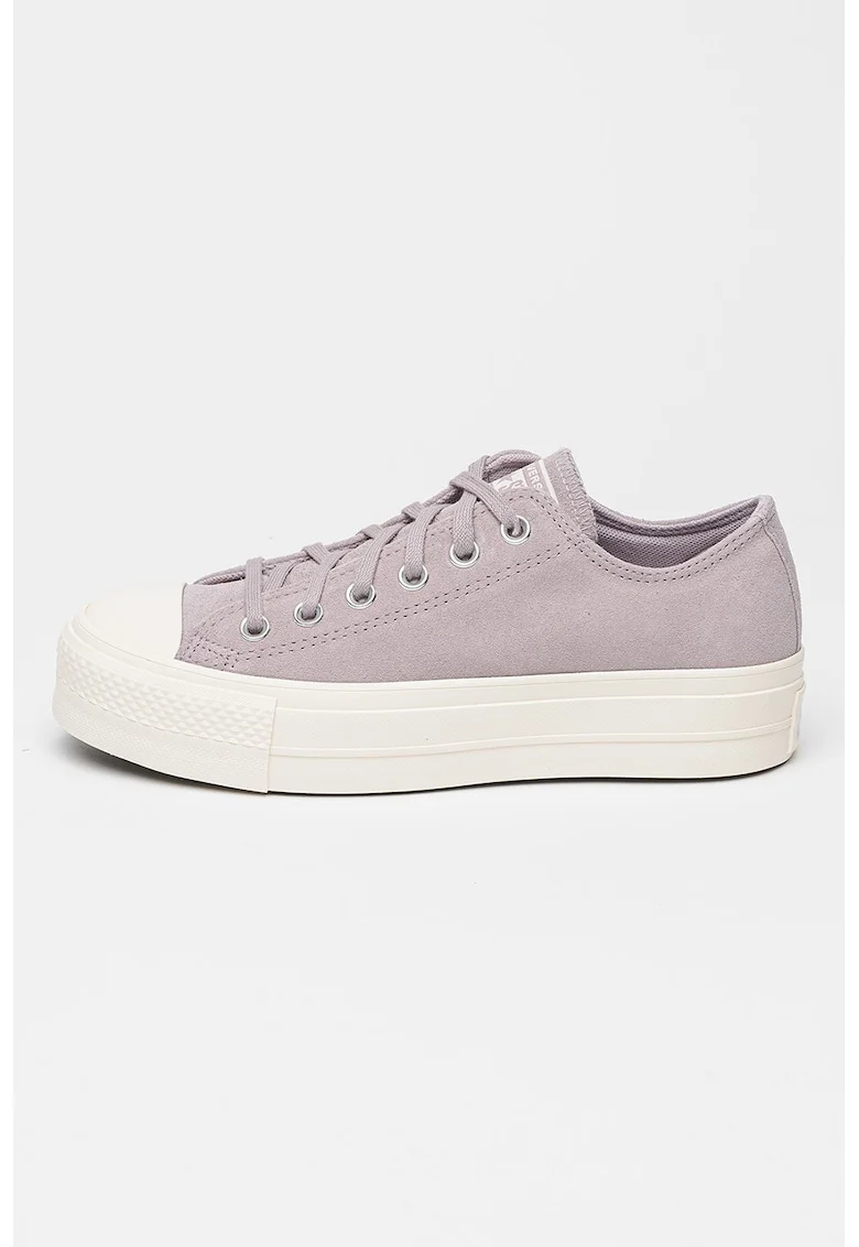 Pantofi sport de piele intoarsa Chuck Taylor All Star Life, Lila