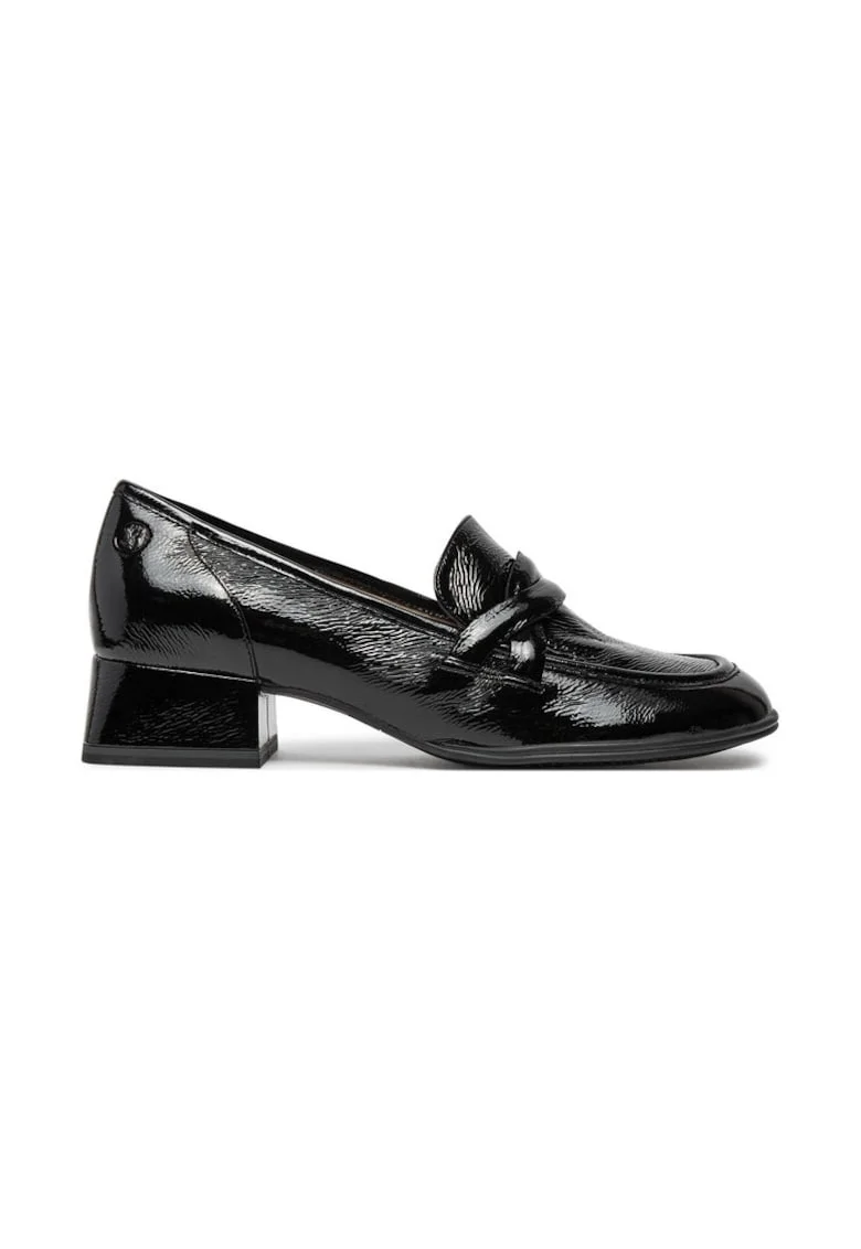 Pantofi dama,  304314, Piele naturala, Negru,