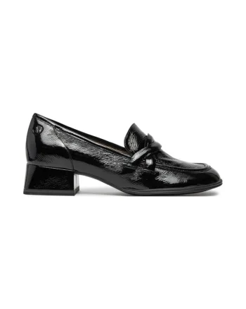 Pantofi dama,  304314, Piele naturala, Negru,
