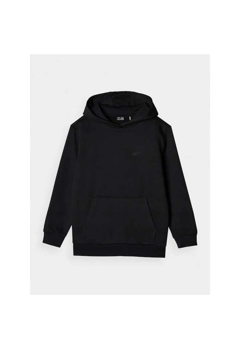 Hanorac baieti,  Bumbac/Poliester, Oversize, Negru