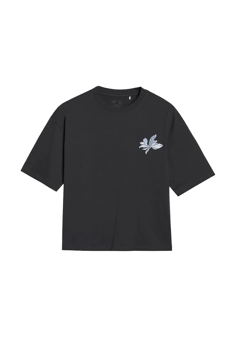 Tricou dama WSS25TTSHF1996-11S, 4F, Bumbac, Negru