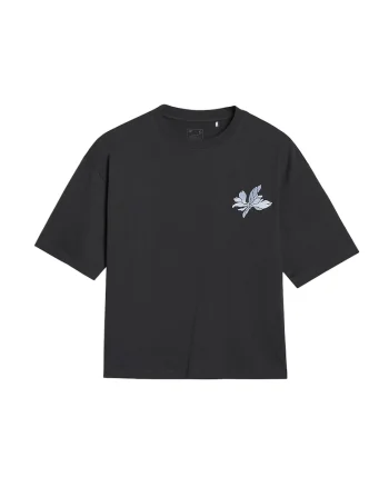 Tricou dama WSS25TTSHF1996-11S, 4F, Bumbac, Negru