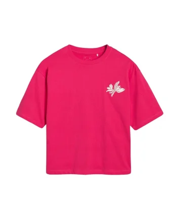 Tricou dama WSS25TTSHF1996-11S, 4F, Bumbac, Roz